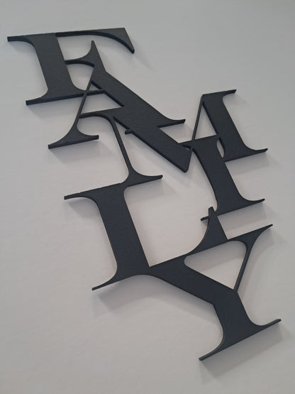 FAMILY - Laser Cut Wall Art - NZ Made