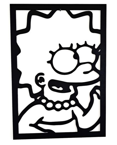 Lisa Simpson - Laser Cut Wall Art - Urban Vibe Studio