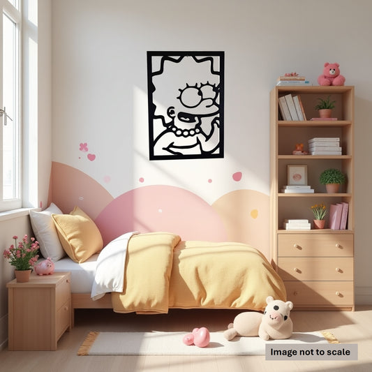 Lisa Simpson - Laser Cut Wall Art - Urban Vibe Studio