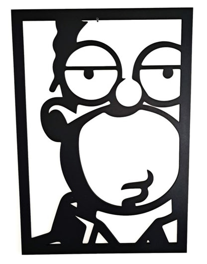 Homer Simpson - Laser Cut Wall Art - Urban Vibe Studio