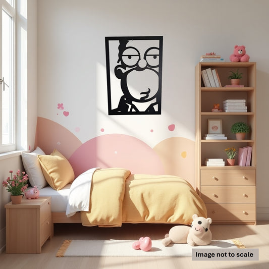 Homer Simpson - Laser Cut Wall Art - Urban Vibe Studio