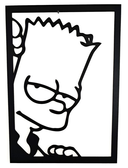 Bart Simpson - Laser Cut Wall Art - Urban Vibe Studio