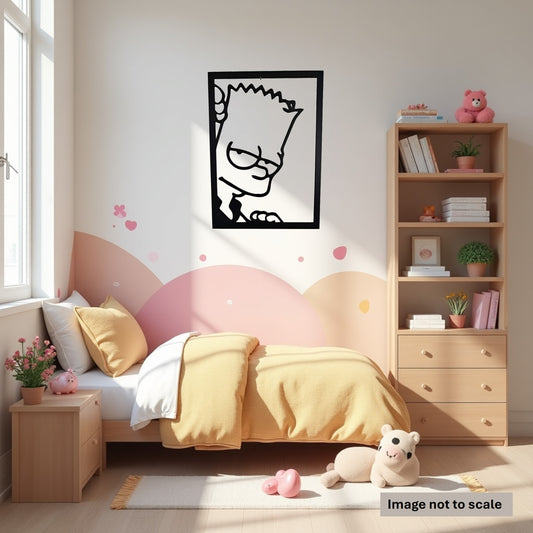 Bart Simpson - Laser Cut Wall Art - Urban Vibe Studio