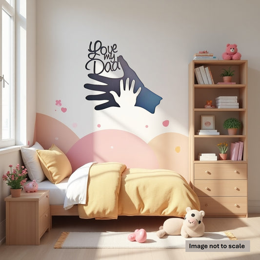 I Love My Dad - Laser Cut Wall Art - Urban Vibe Studio
