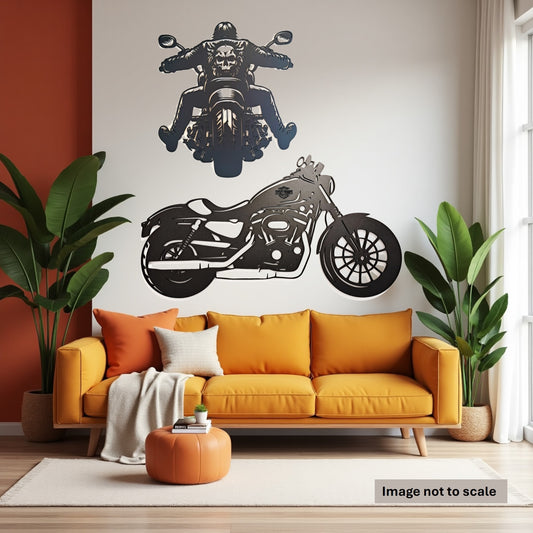 Motorcycle Enthusiast Combo - Laser Cut Wall Art - Urban Vibe Studio