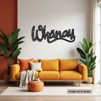 Whanau "Family" Sign - Laser Cut Wall Art - Urban Vibe Studio