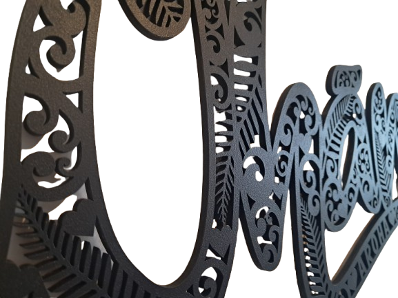 Whanau "Family" Sign - Laser Cut Wall Art - Urban Vibe Studio
