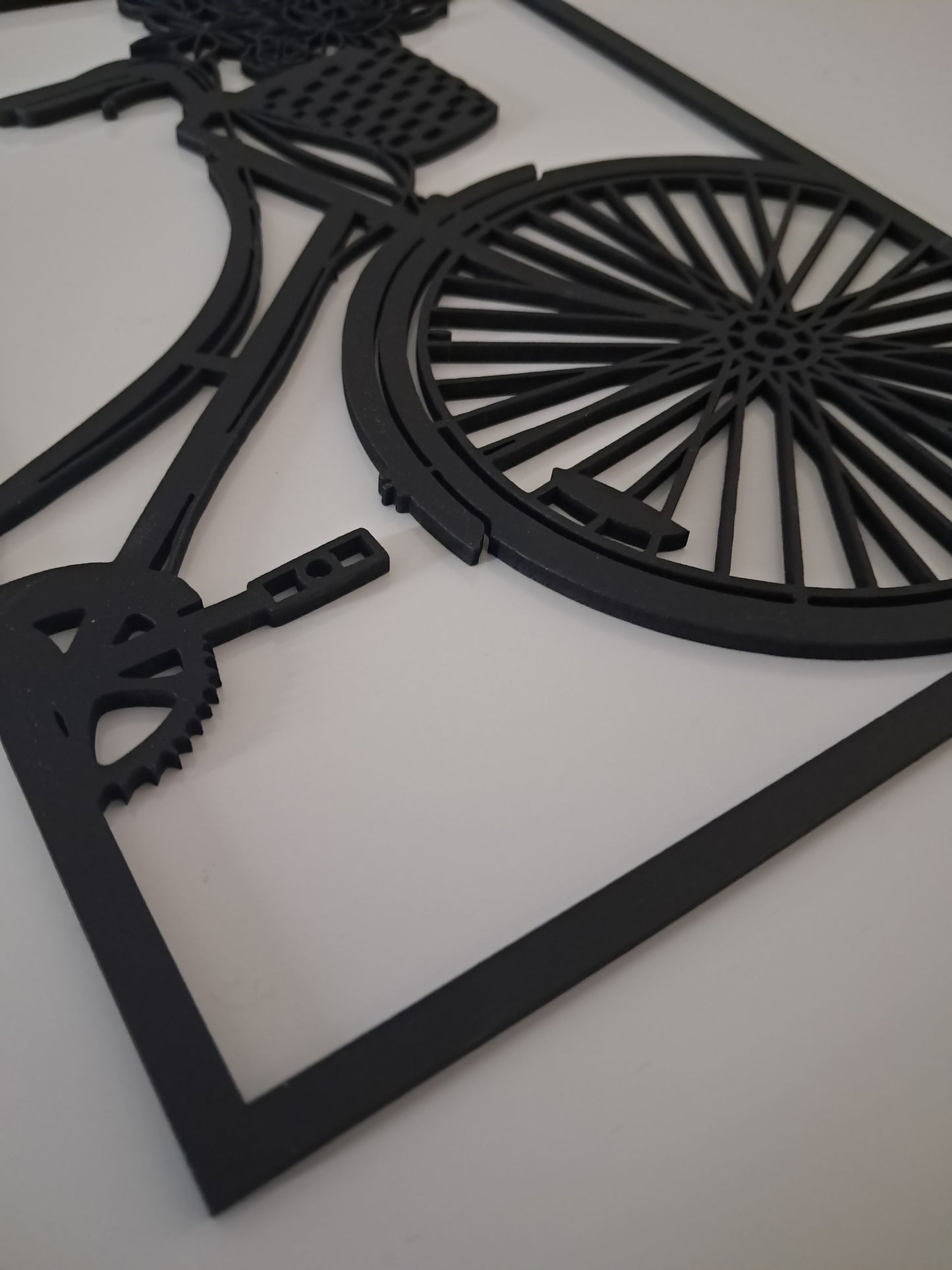 Ladies Bike - Laser Cut Wall Art - Urban Vibe Studio