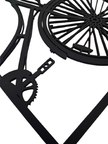 Ladies Bike - Laser Cut Wall Art - Urban Vibe Studio