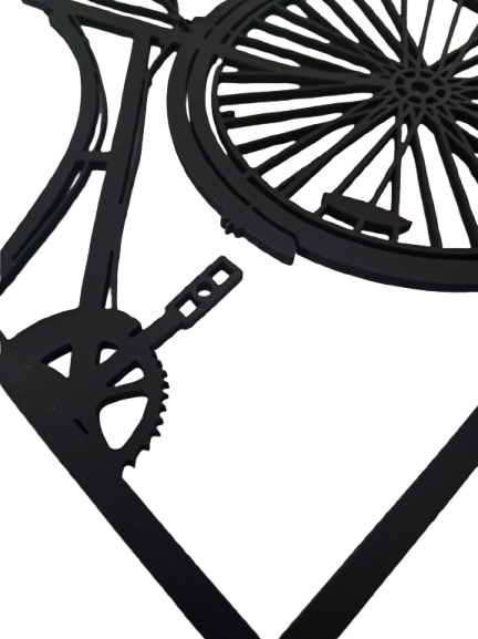Ladies Bike - Laser Cut Wall Art - Urban Vibe Studio