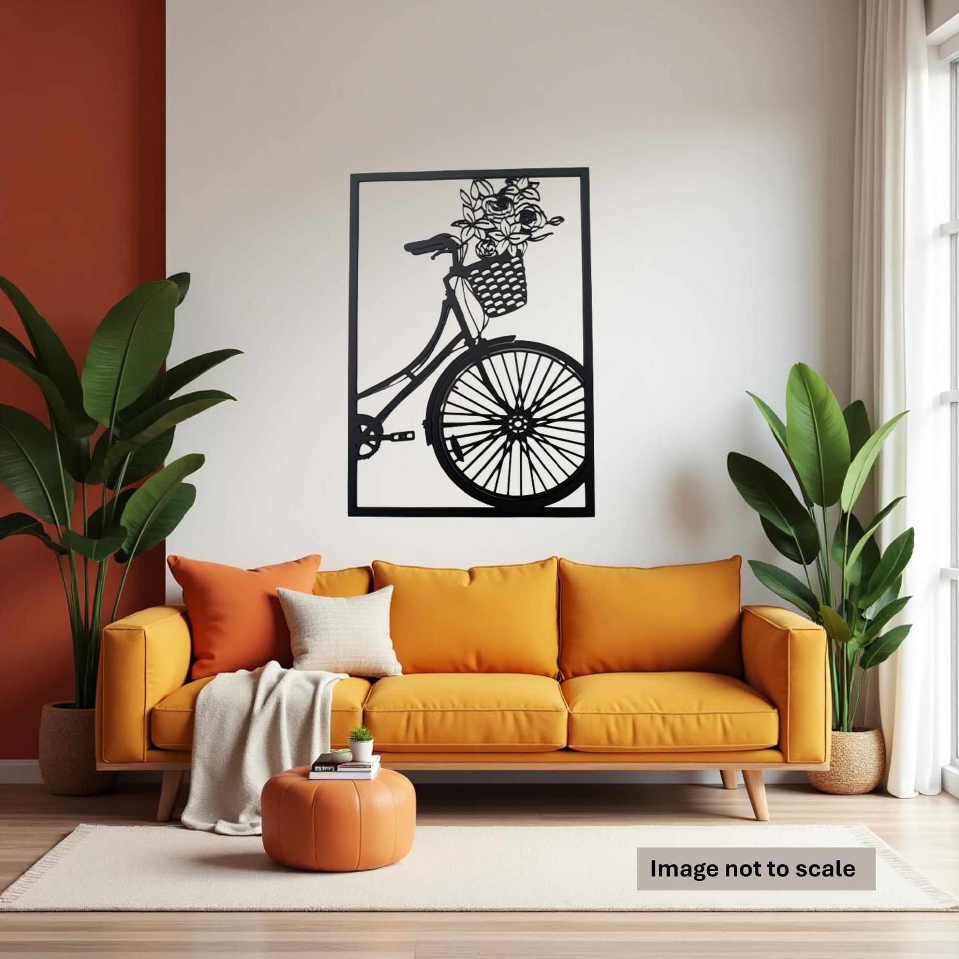 Ladies Bike - Laser Cut Wall Art - Urban Vibe Studio