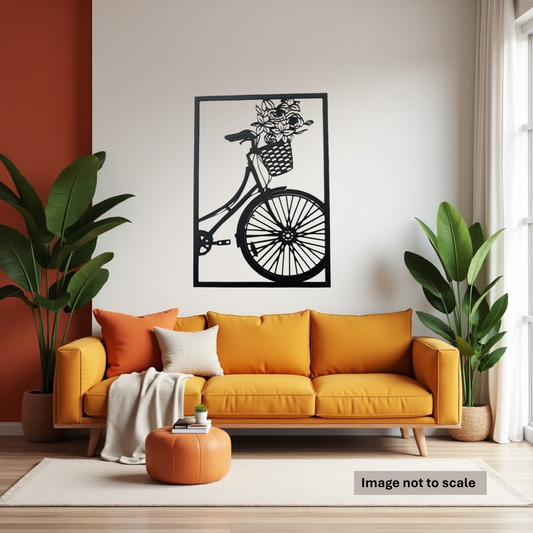 Ladies Bike - Laser Cut Wall Art - Urban Vibe Studio