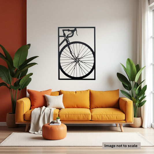 Guys Retro Racing Bike - Laser Cut Wall Art - Urban Vibe Studio