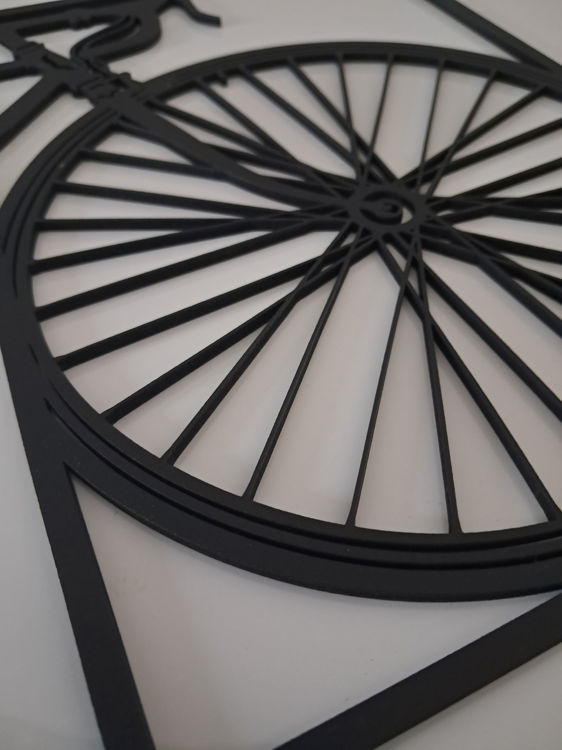 Guys Retro Racing Bike - Laser Cut Wall Art - Urban Vibe Studio