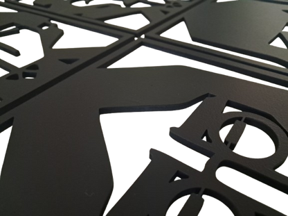 The Beatles Combo - Laser Cut Wall Art - Urban Vibe Studio