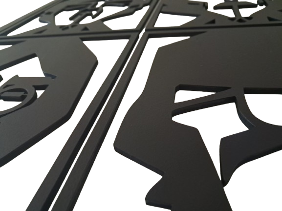 The Beatles Combo - Laser Cut Wall Art - Urban Vibe Studio