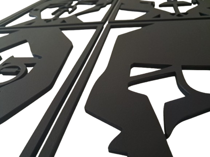 The Beatles Combo - Laser Cut Wall Art - Urban Vibe Studio