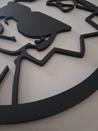 The Simpsons + Bonus Krusty The Clown - Laser Cut Wall Art