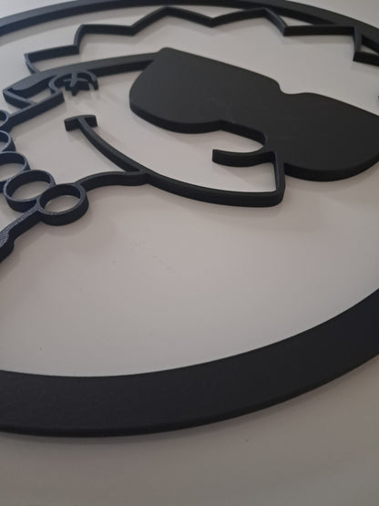 The Simpsons + Bonus Krusty The Clown - Laser Cut Wall Art