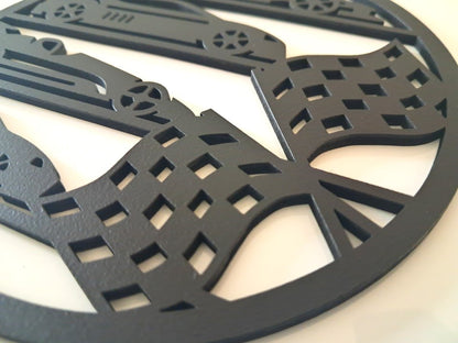 Racing Cars - Laser Cut Wall Art - Urban Vibe Studio