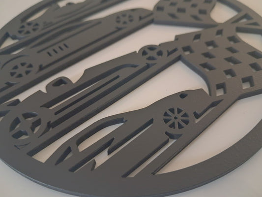Racing Cars - Laser Cut Wall Art - Urban Vibe Studio