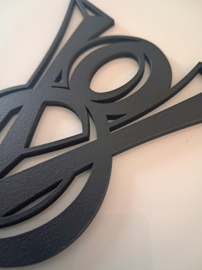 V8 Logo - Laser Cut Wall Art - Urban Vibe Studio