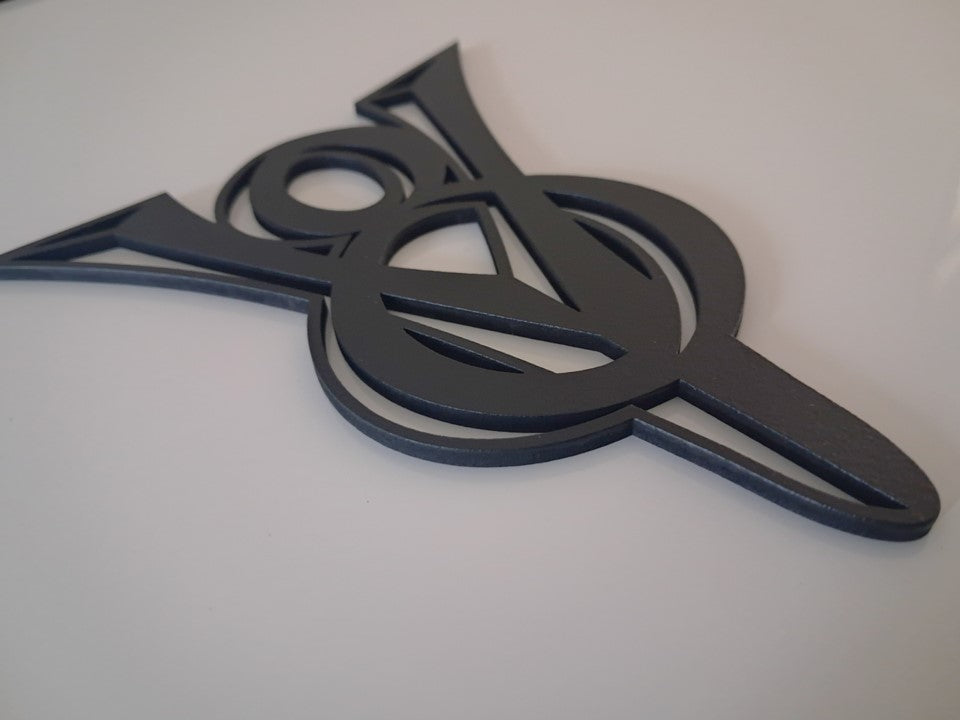 V8 Logo - Laser Cut Wall Art - Urban Vibe Studio