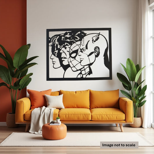 Super Heroes - Laser Cut Wall Art - Urban Vibe Studio