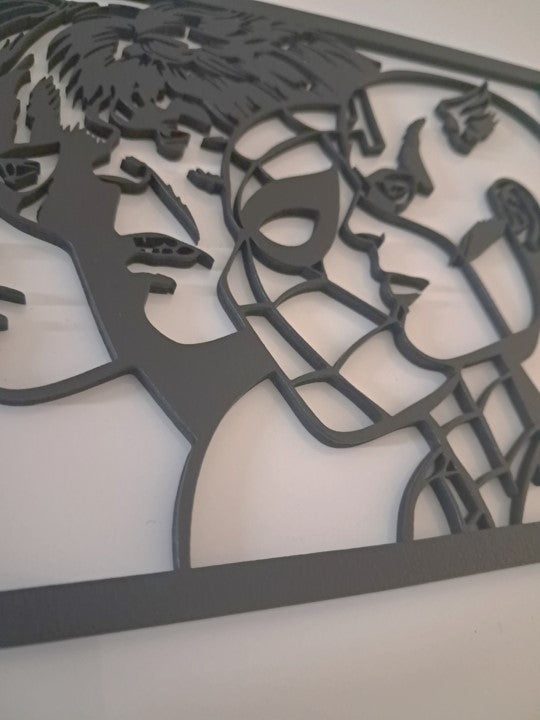 Super Heroes - Laser Cut Wall Art - Urban Vibe Studio