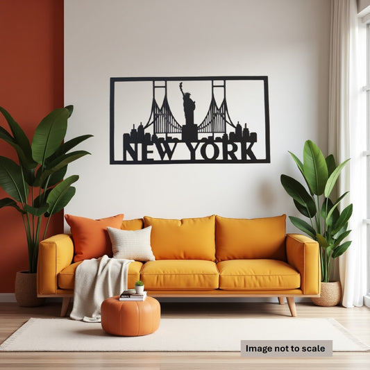 New York - Laser Cut Wall Art - Urban Vibe Studio