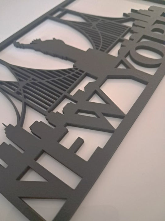 New York - Laser Cut Wall Art - Urban Vibe Studio