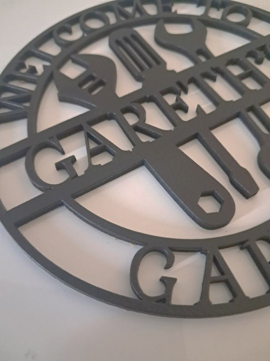 Personalised Garage Sign - Laser Cut Wall Art - Urban Vibe Studio