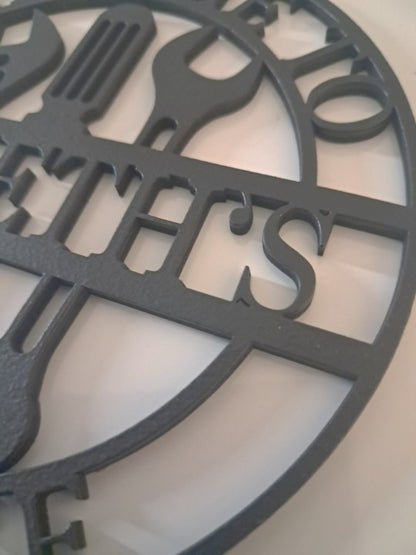 Personalised Garage Sign - Laser Cut Wall Art - Urban Vibe Studio