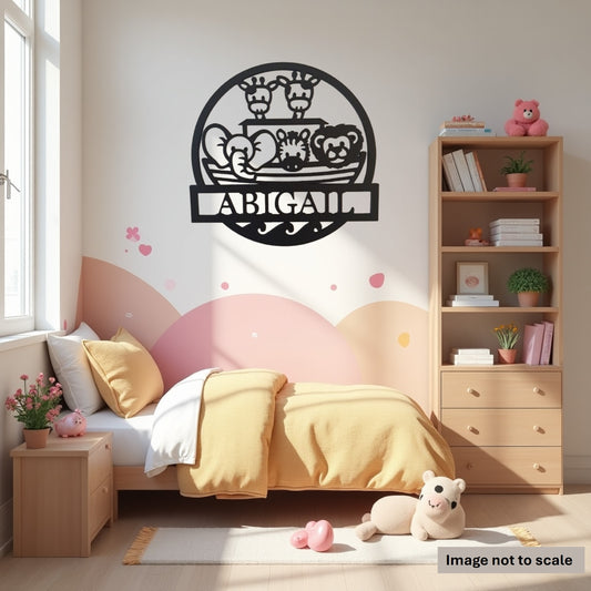 Personalised Childs Bedroom Sign, Laser Cut Wall Art - Urban Vibe Studio