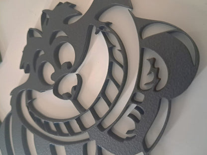 Alice in Wonderlands Cheshire Cat - Laser Cut Wall Art - Urban Vibe Studio