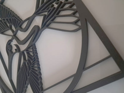 Hummingbird inflight - Laser Cut Wall Art - Urban Vibe Studio