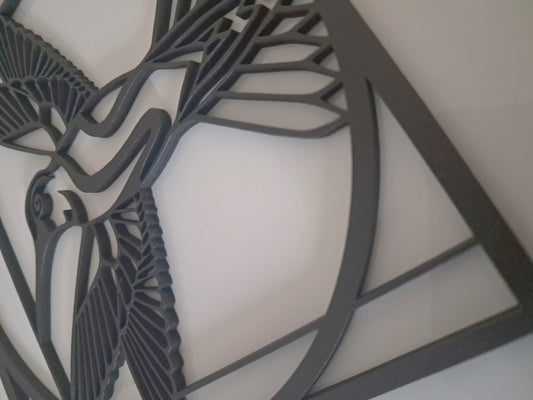 Hummingbird inflight - Laser Cut Wall Art - Urban Vibe Studio