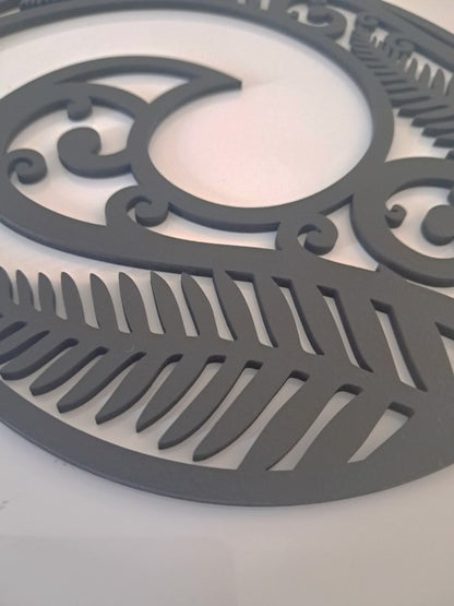 New Zealand Koru - Laser Cut Wall Art - Urban Vibe Studio