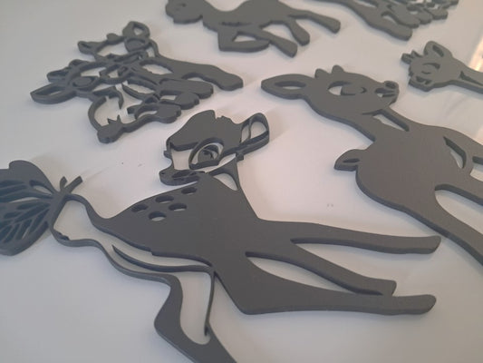Cute Deer Collection - Laser Cut Wall Art - Urban Vibe Studio