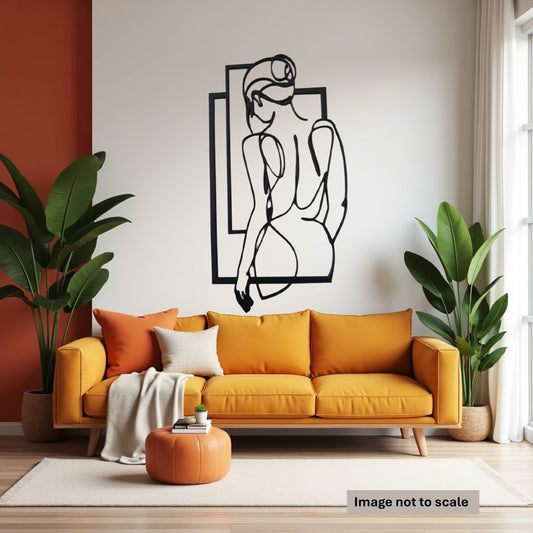 Chic Girl - Laser Cut Wall Art - Urban Vibe Studio