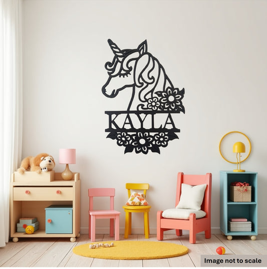 Personalised Childs Bedroom Sign, Laser Cut Wall Art - Urban Vibe Studio