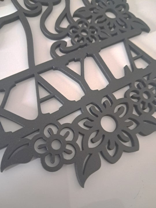 Personalised Childs Bedroom Sign, Laser Cut Wall Art - Urban Vibe Studio