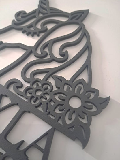 Personalised Childs Bedroom Sign, Laser Cut Wall Art - Urban Vibe Studio