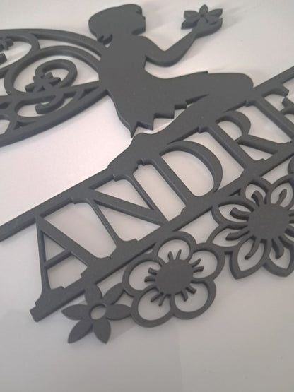 Personalised Childs Bedroom Sign, Laser Cut Wall Art - Urban Vibe Studio