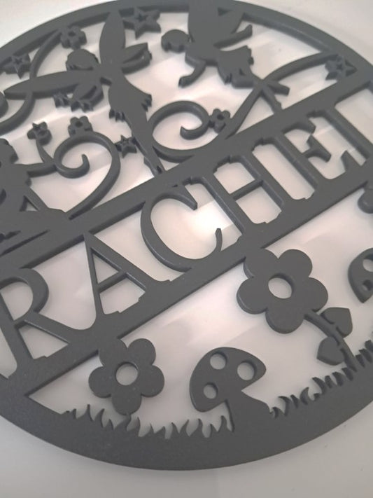 Personalised Childs Bedroom Sign - Laser Cut Wall Art - Urban Vibe Studio
