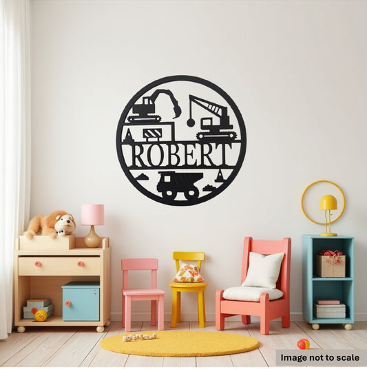 Personalised Childs Bedroom Sign, Laser Cut Wall Art - Urban Vibe Studio