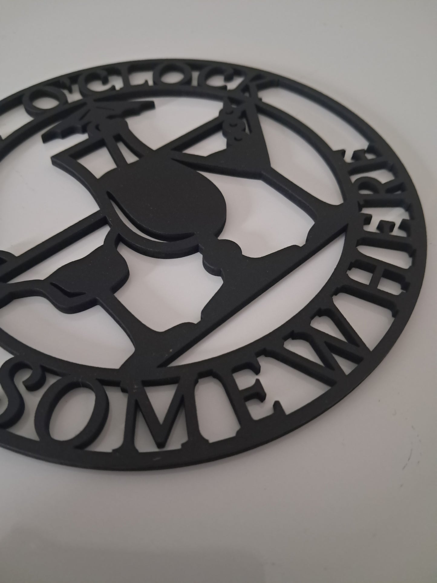 It's 5 O'clock Somewhere - Laser Cut Wall Art - Urban Vibe Studio