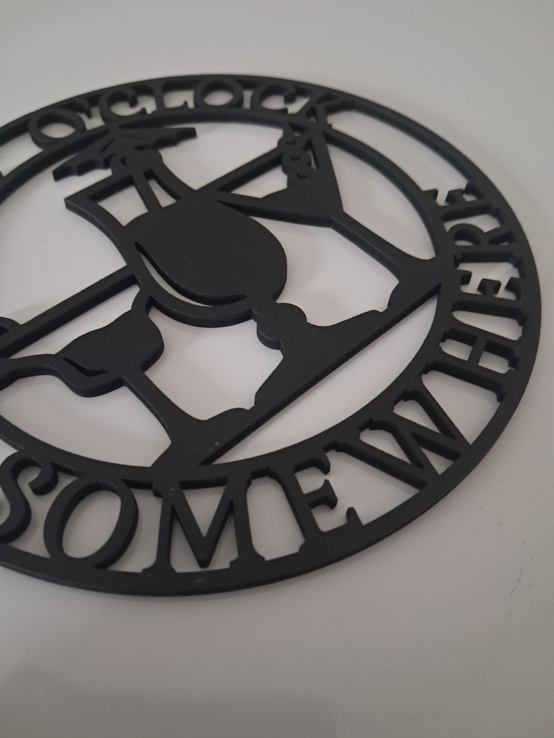 It's 5 O'clock Somewhere - Laser Cut Wall Art - Urban Vibe Studio