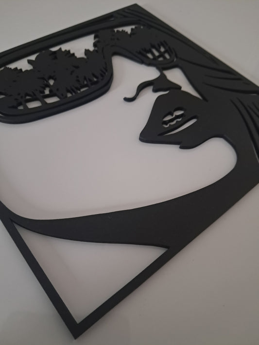 Mount Maunganui Girl - Laser Cut Wall Art - Urban Vibe Studio