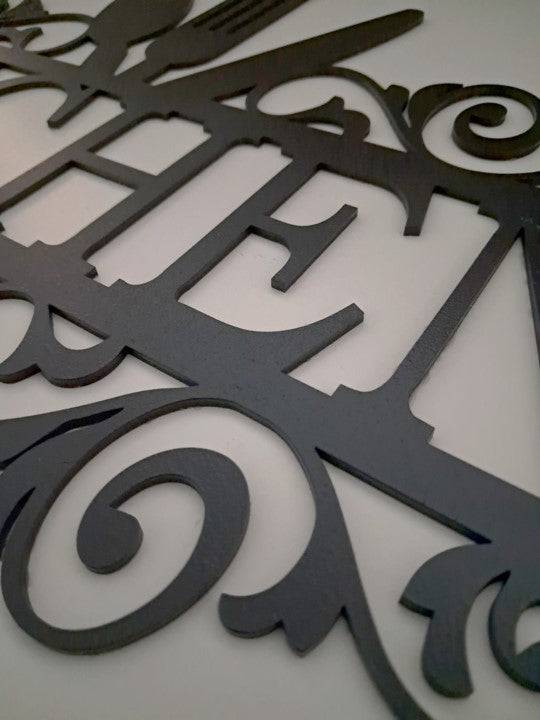 Perfect Kitchen Art Work - Laser Cut Wall Art - Urban Vibe Studio